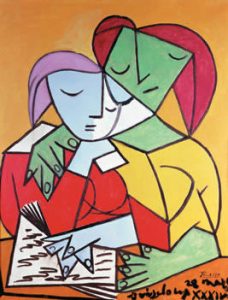 dos mujeres leyendo