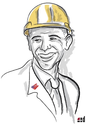 Obama visto por Danuto