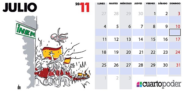 Calendario de cuartopoder.es