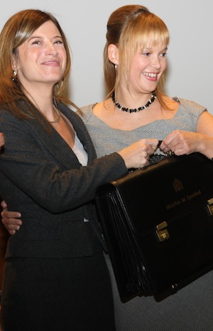 Bibiana Aído-Leire Pajín (blog FB)