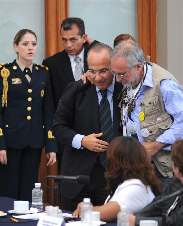Reunión Felipe Calderón-Javier Sicilia