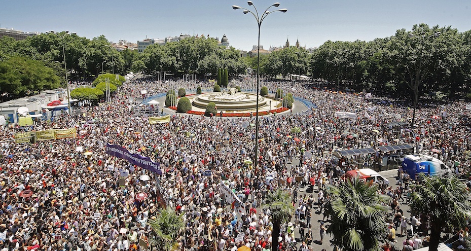 Manifestación 19J en Madrid