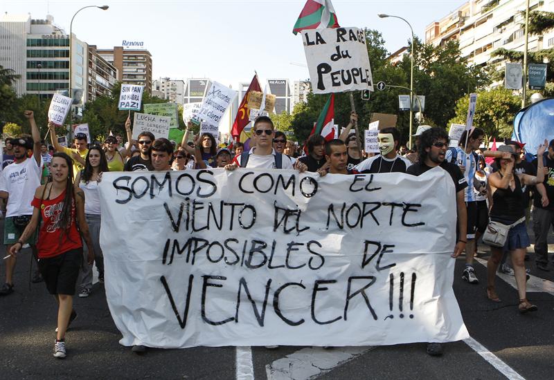 Ruta Norte del 15M en Madrid