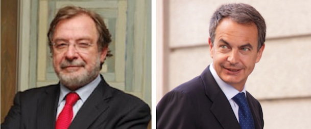 Juan Luis Cebrián y José Luis Rodríguez Zapatero