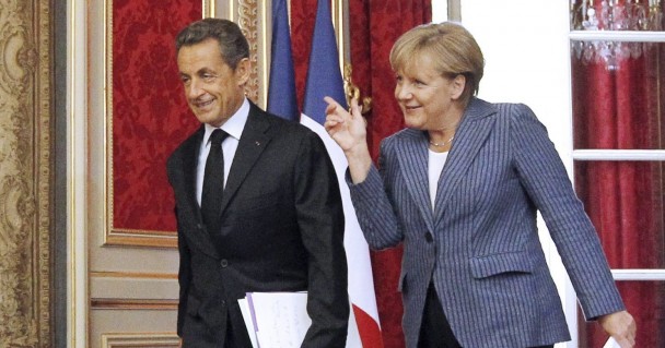 NICOLAS SARKOZY CON ANGELA MERKEL