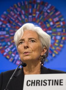 Christine Lagarde (reunión del FMI)
