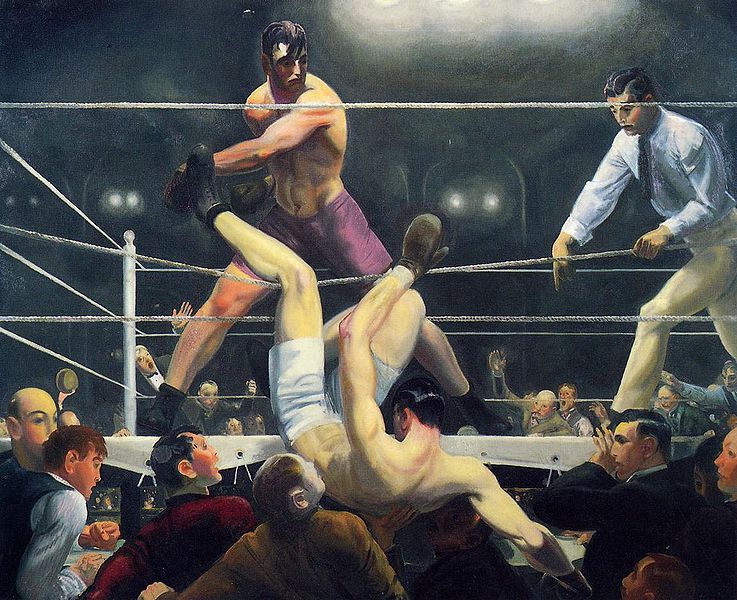 Dempsey and Firpo, cuadro de George Wesley Bellows
