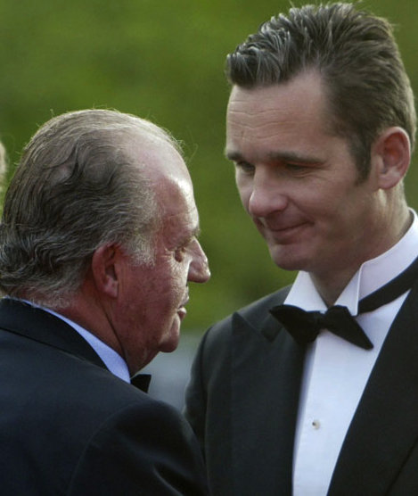 El rey Juan Carlos e Iñaki Urdangarin