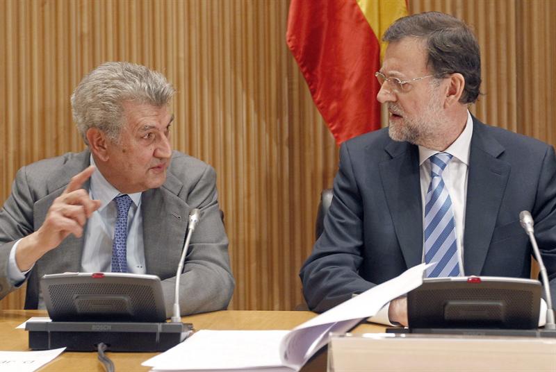 Jesús Posada y Mariano Rajoy (Grupo Parlamentario Popular)