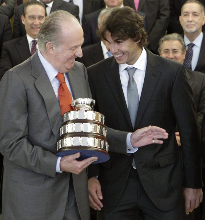 El rey y Nadal