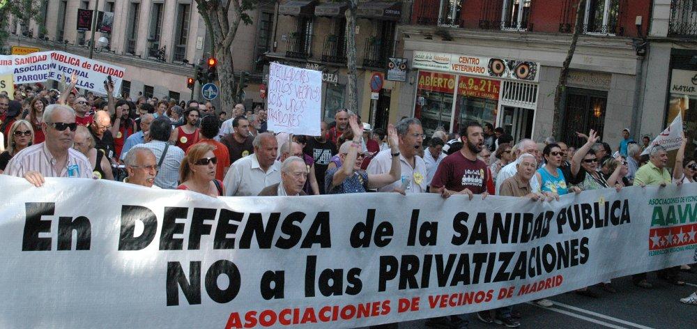 Manifestación Sanidad Pública