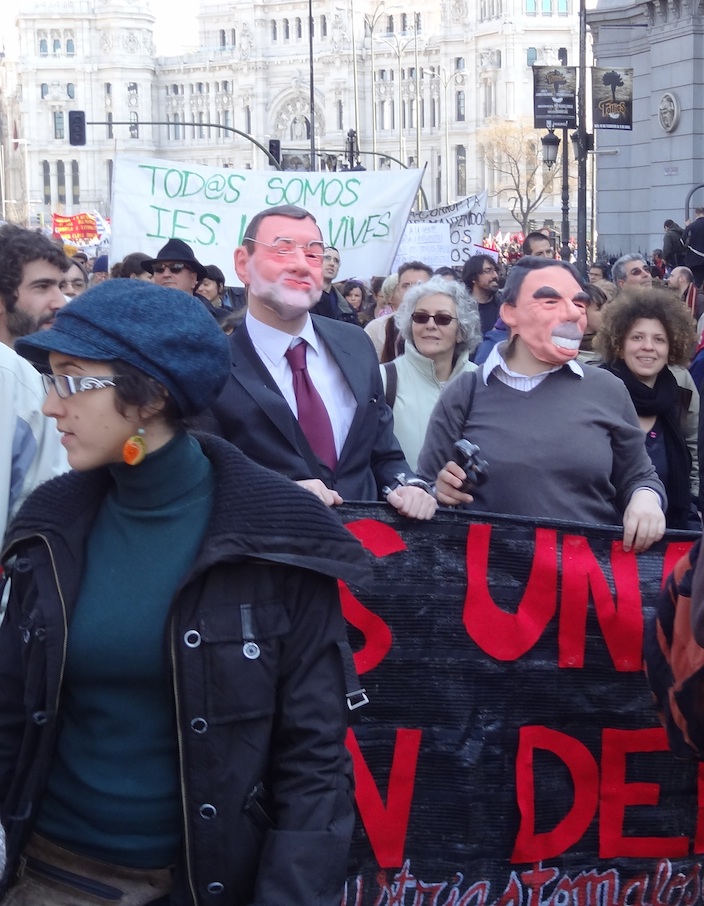 Manifestación 19F (Rajoy y Aznar)