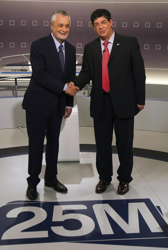 Griñán y Diego Valderas