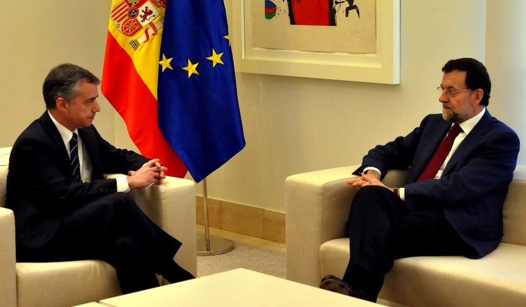 Urkullu y Rajoy (reunión en La Moncloa)