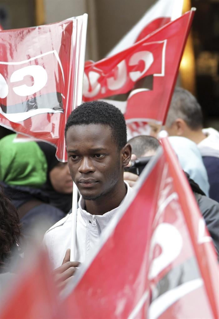 Inmigrante Huelga general