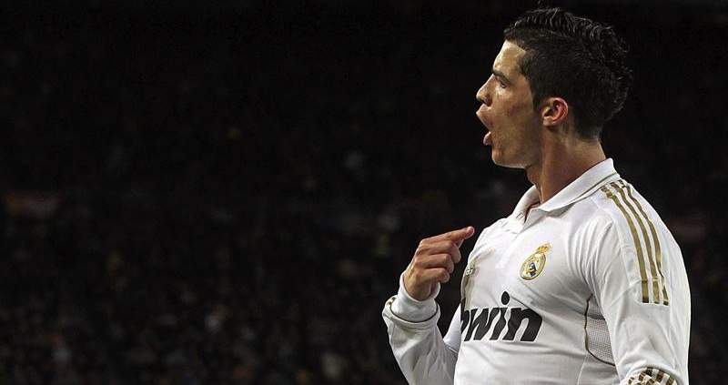 Ronaldo tras marcar en el Clásico