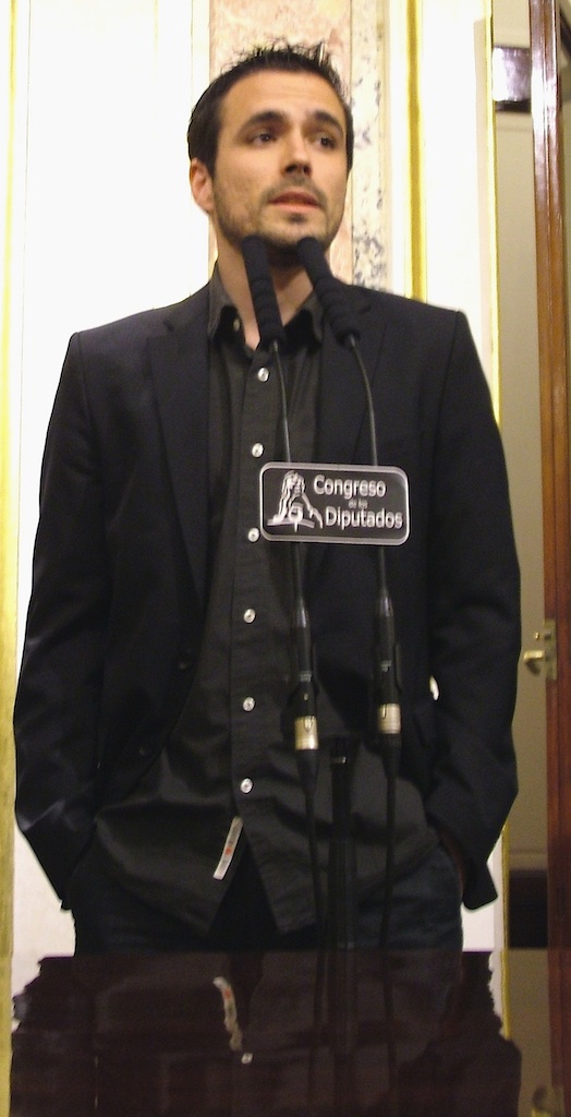 Alberto Garzón (ruedad de prensa)