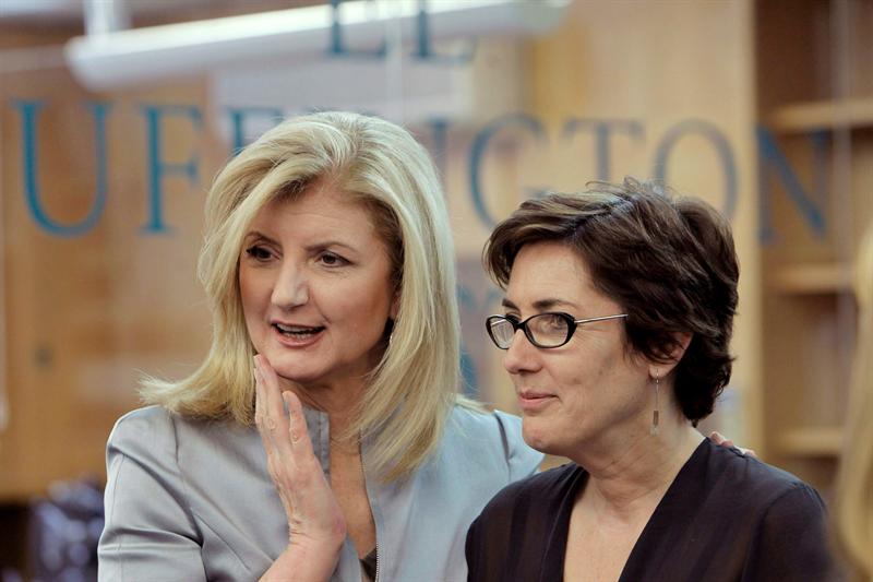 Arianna Huffington y Montserrat Domínguez