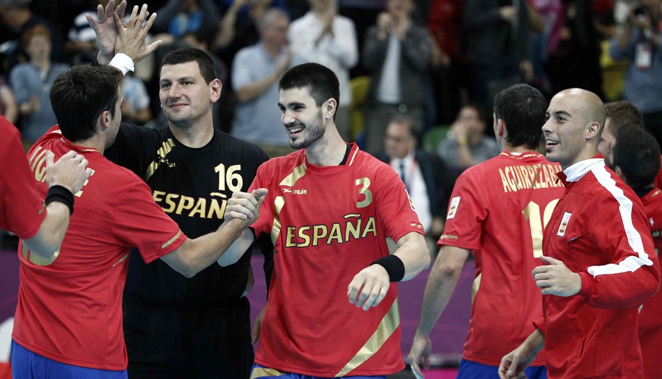 Balomano España (victoria ante Serbia)