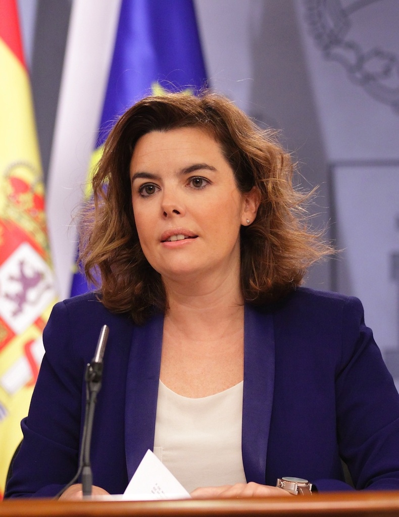 Soraya Sáenz de Santamaría (rueda de prensa Consejo de ministros)