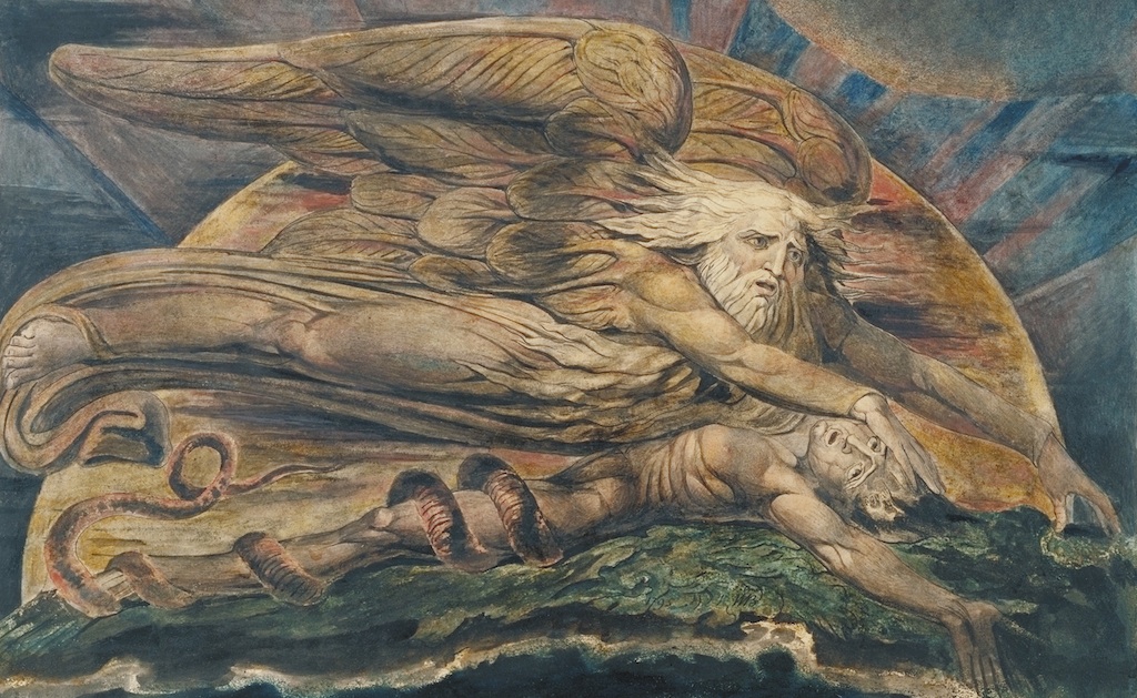 William Blake Elohim crea a Adán 1795_c. 1805
