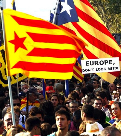 Diada 2012 Esteladas