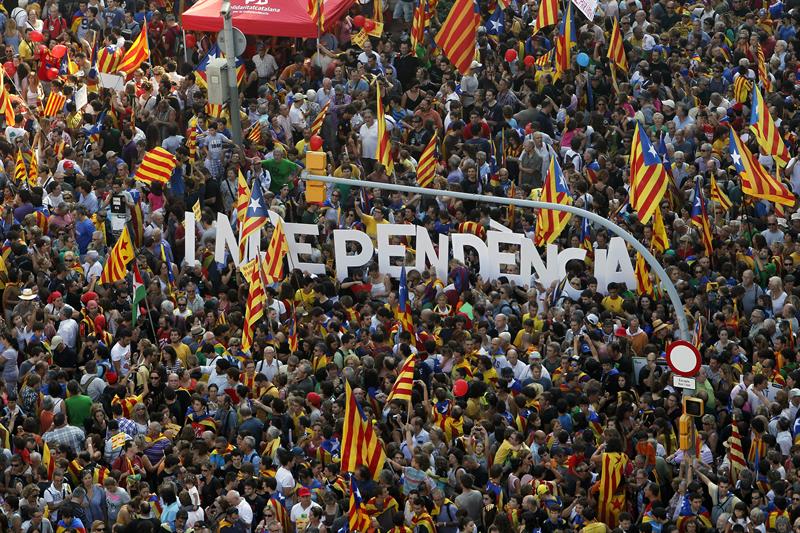Manifestación Diada 2012