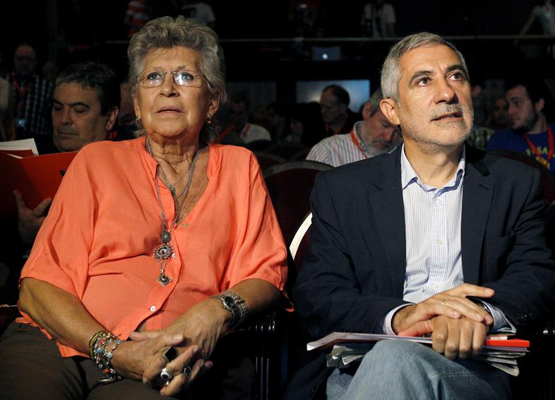 Llamazares y Pilar Bardem (IA)
