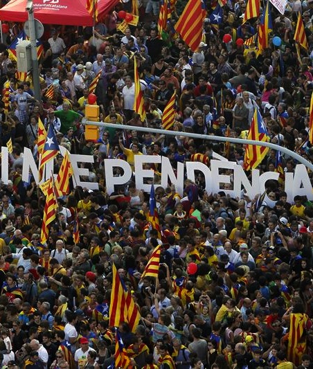 Manifestacion Diada 2012