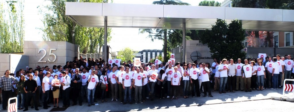 Concentración Unidad Editorial