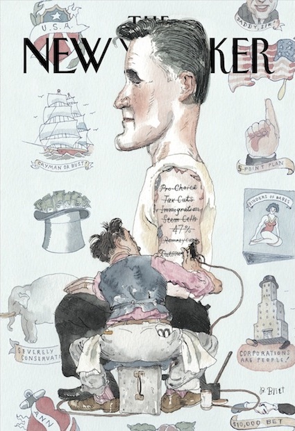 Portada The New Yorker (Romney)