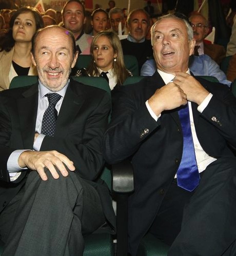 Rubalcaba y Pachi Vázquez