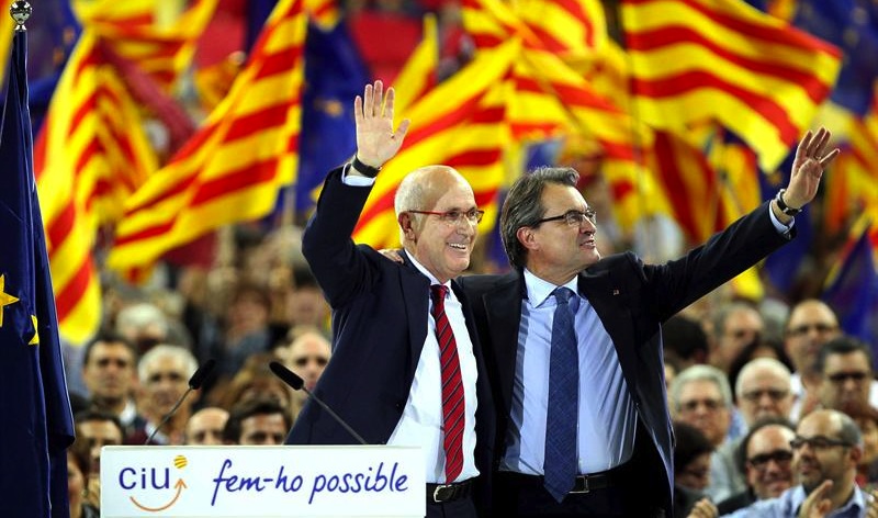 Duran Lleida y Mas (mitin final)