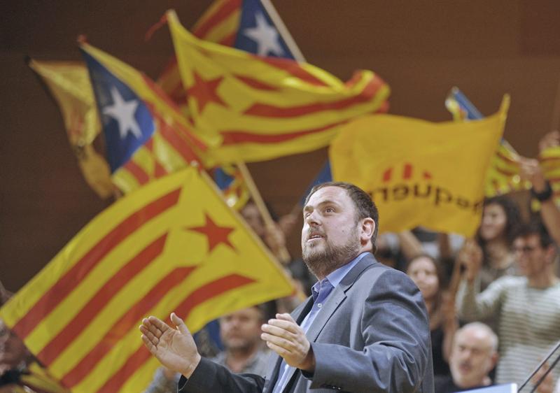 Oriol Junqueras (mitin final ERC)