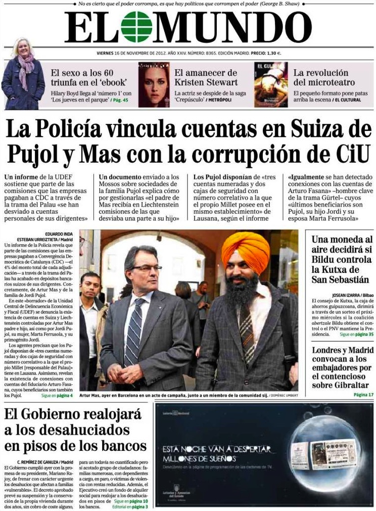 Portada El Mundo