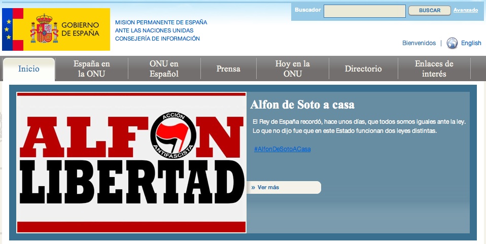 Hackeo web ONU
