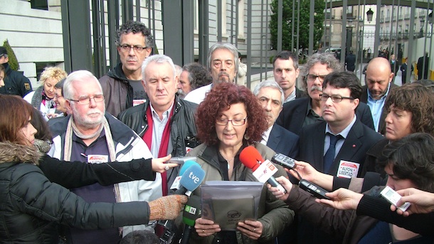 La madre de Alfon, en el Congreso