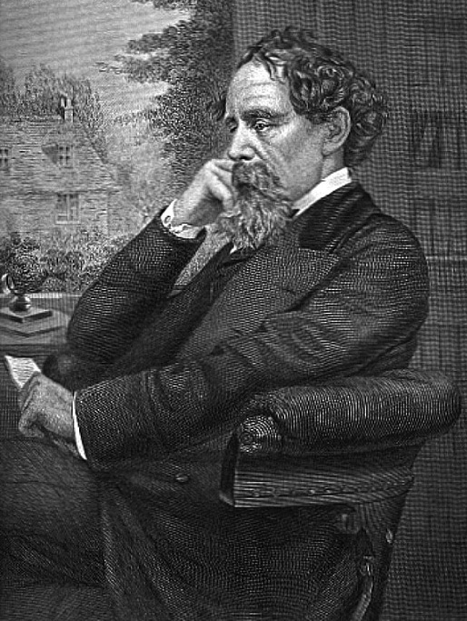 Retrato de Charles Dickens (Wikimedia)