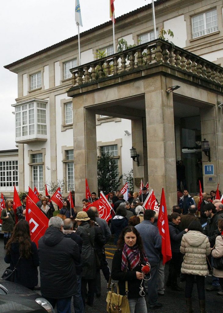 CONCENTRACIÓN TRABAJADORES DEL PARADOR DE FERROL