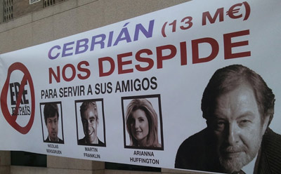 Pancarta Cebrián Pancarta Cebrián
