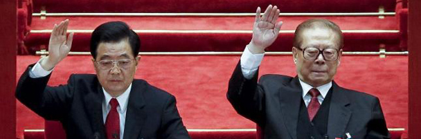 Hu Jintao y Jiang Zeming, dirigentes chinos querellados por el genocidio del Tibet /Efe