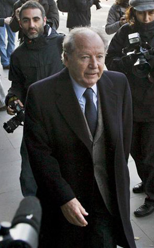 El constructor y ex presidente del Barcelona, Josep Lluis Núñez. /Efe