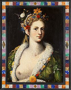 Giuseppe Arcimboldo. Flora meretrix, 1590. Colección particular. / march.es