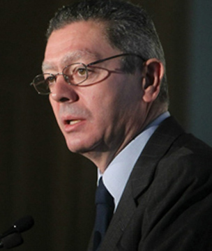 Alberto Ruiz-Gallardón, ministro de Justicia. / Efe