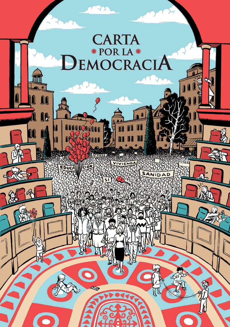 Primera página del documento Carta por la Democracia. MOVIMIENTO POR LA DEMOCRACIA