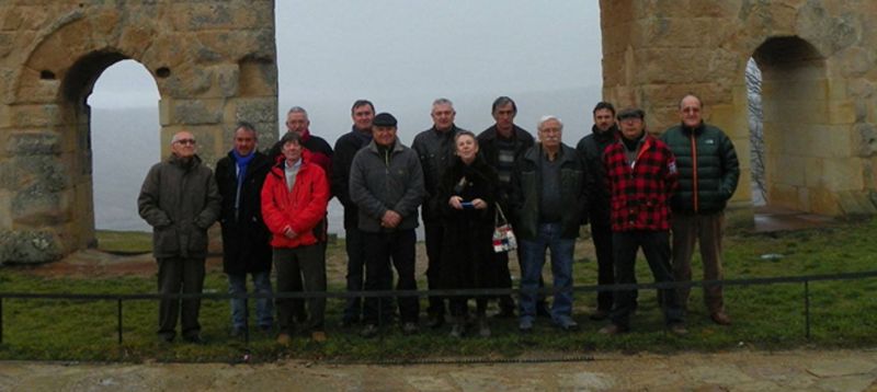 Imagen de varios de los impulsores del proyecto Serranía Celtibérica reunidos en Medinaceli. / celtiberica.es