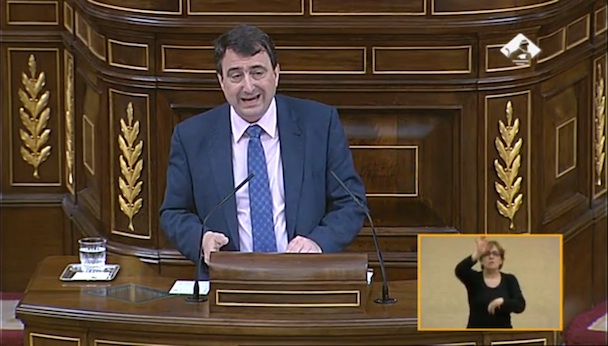 Aitor Esteban, portavoz de Grupo Nacionalista Vasco en el Congreso.