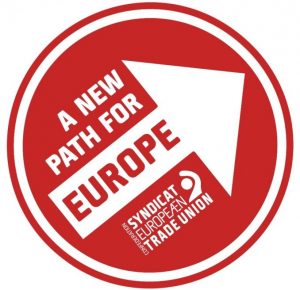 Logo de la CES para las elecciones europeas. / etuc.org