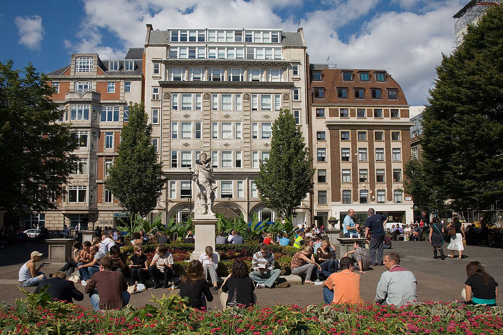 Aspecto de la Golden Square,