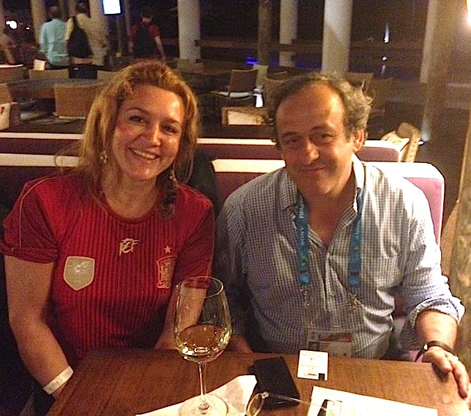 Esther_Jaén_Michel_Platini